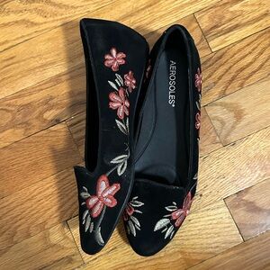 Aerosols Black Slip-on Loafers